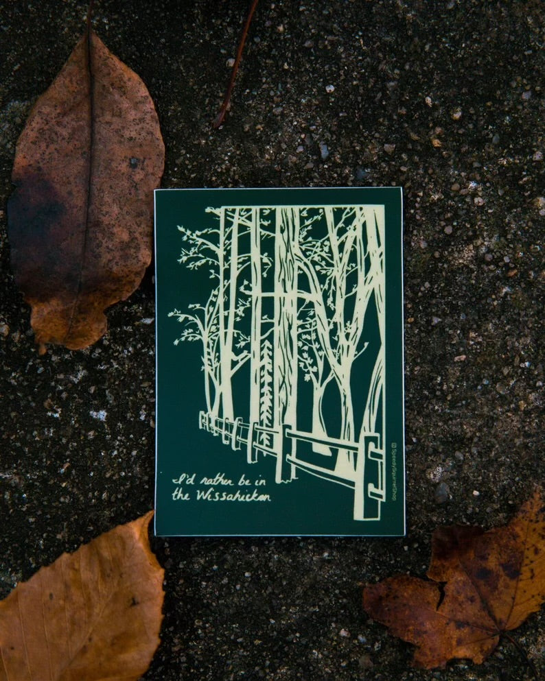 Wissahickon Valley Forbidden Drive Sticker