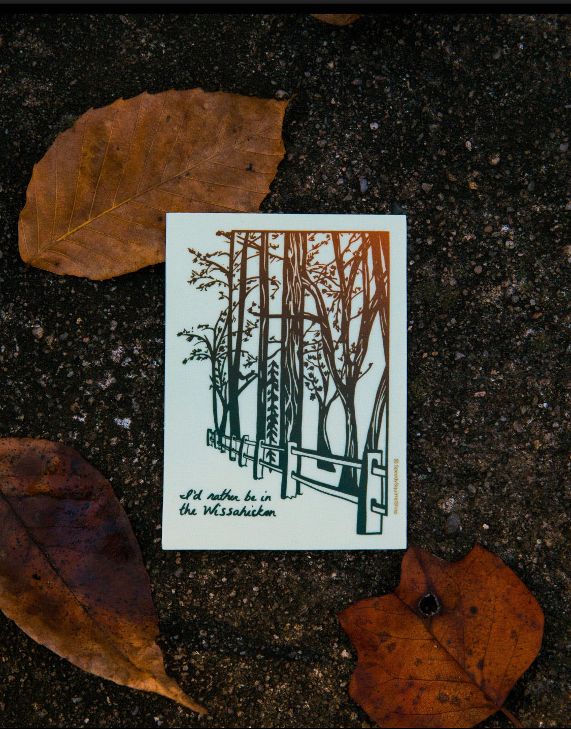 Wissahickon Valley Forbidden Drive Sticker