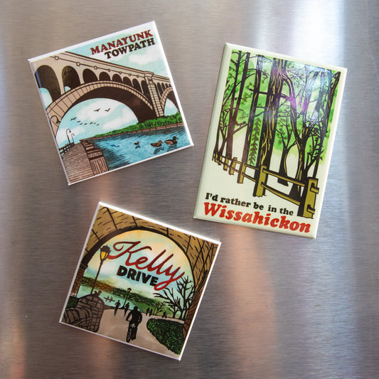 Wissahickon Valley Park Fridge Magnet