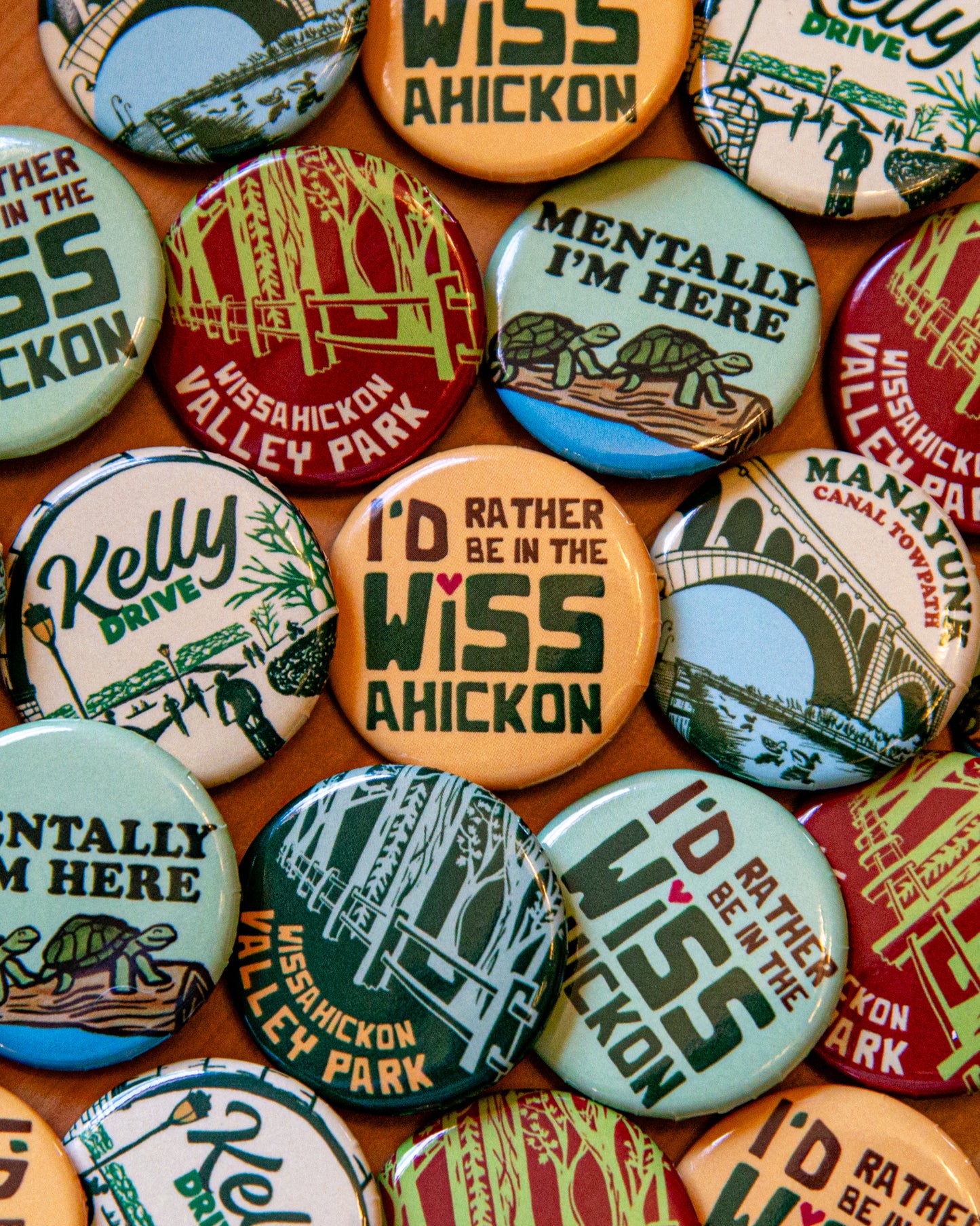 Wissahickon Valley Park Button