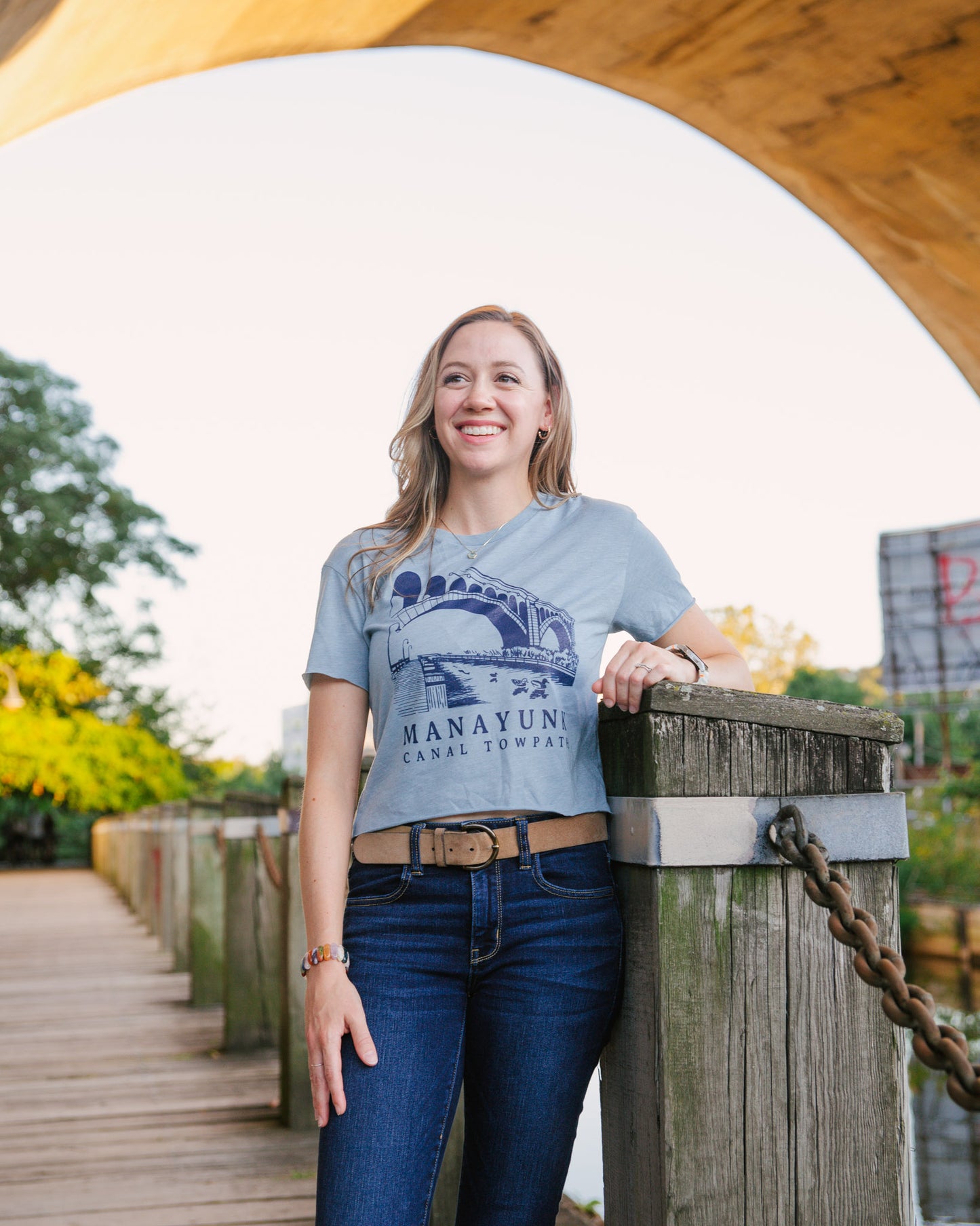 Manayunk Cropped T-Shirt