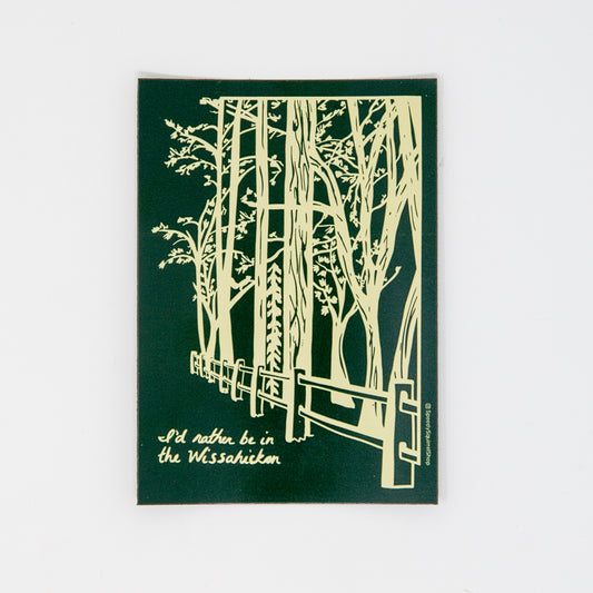Wissahickon Valley Forbidden Drive Sticker