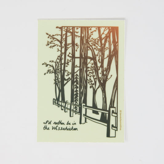 Wissahickon Valley Forbidden Drive Sticker