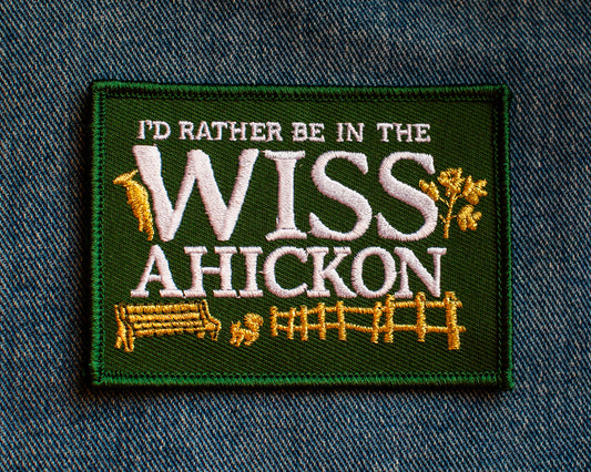 I'd Rather be in the Wissahickon Iron on Patch