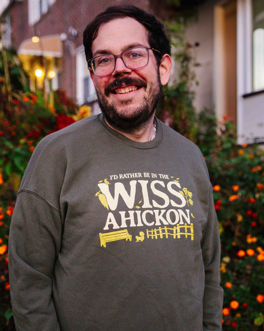I'd Rather Be in the Wissahickon – Philly Trail Crewneck Sweatshirt