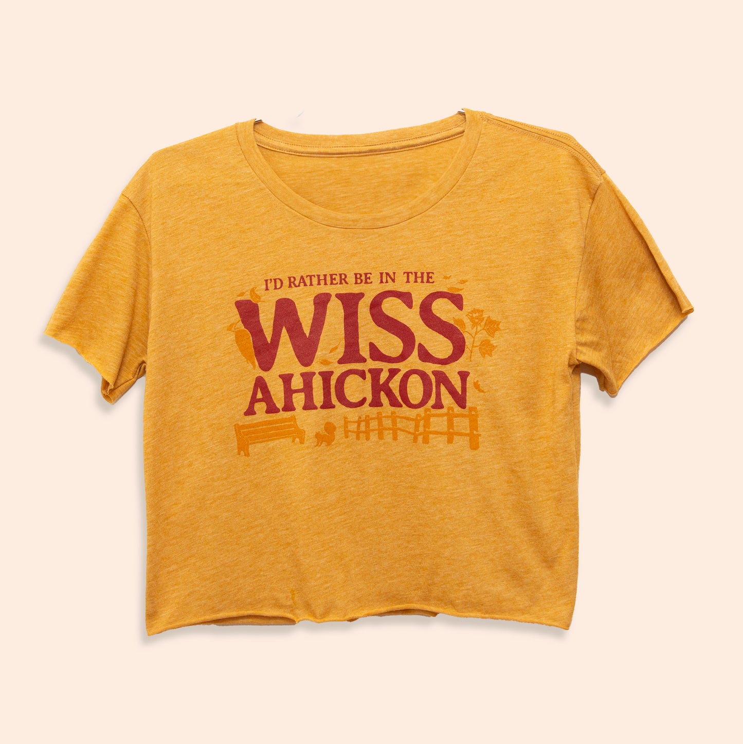 I'd Rather Be in the Wissahickon – Philly Trail Crop Top
