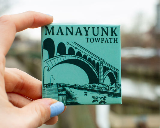 Manayunk Towpath Fridge Magnet