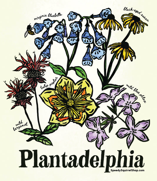Plantadelphia Philadelphia Native Plants Die-cut Sticker